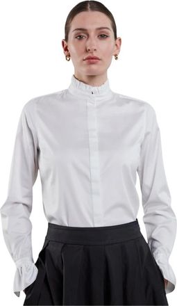 Stenstr&ouml;ms Shirts - Dames - Overhemden - Wit - S - Katoen - Overhemden