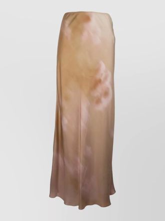 Fabiana Filippi high waist satin skirt side slit