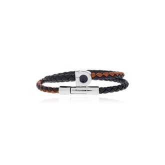 Ferragamo Bracelets, male, Black, Size: ONE SIZE Logo Bracelet