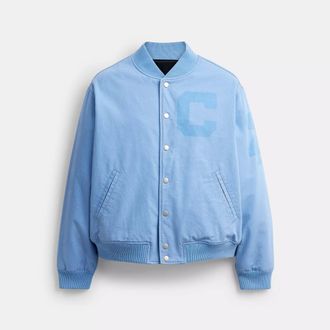 Coach Canvas Varsity Jacket