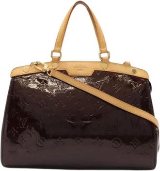 Louis Vuitton Pre-owned Handbags, female, Purple, Size: ONE SIZE Pre-owned Monogram Vernis Blair MM 2way Bag