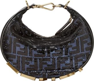 Fendi Mini Graph Embroidery Ff Pail Bags