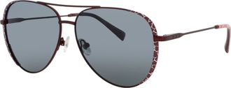 Elton John Sunglasses Burgundy