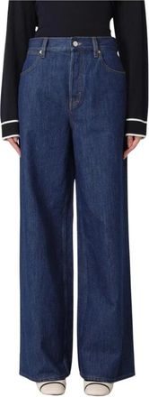 Gucci Mujer, Pantalones, Azul, Talla: W25