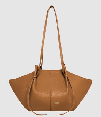 Yuzefi Sac Mochi Cuir Grain&eacute; Hazel