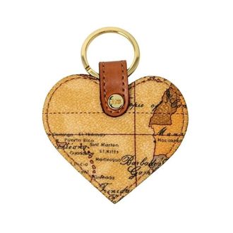 Alviero Martini 1A Classe Portachiavi a forma di cuore con mappa geografica - - Accessories - Donna - Multicolore - ONE SIZE