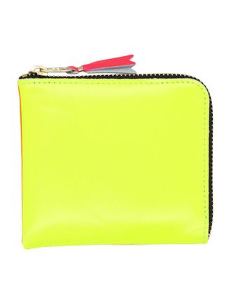 Comme Des Garçons Super Fluo Small Zip Coin Wallet