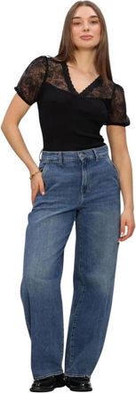 Rosemunde Dames, Blouses & Shirts, Zwart, Maat: XS Linnen