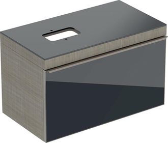 Keramag Unidad De Vanidad Geberit Citterio 500560jj1, Con Tapa De Cristal