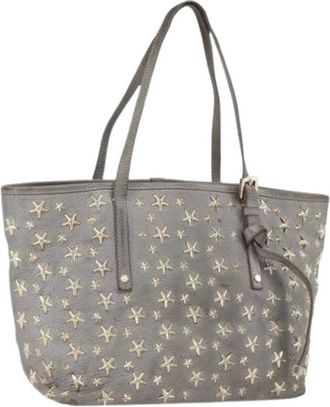 Jimmy Choo London Pre-owned Tote Bags, female, Gray, Size: ONE SIZE Pre-owned Tote Bag