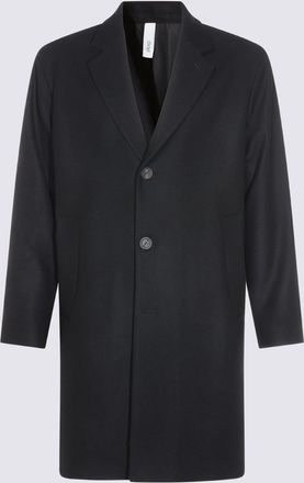 Hevò Black Wool Coat