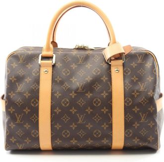 Louis Vuitton Brown Monogram Coated Canvas Boston Bag (Pre-Owned)