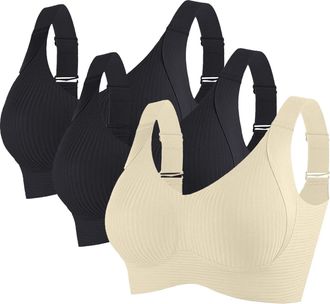 Generic Uwdiohq Womens Bras Full Back Coverage Bra Fashion Deep Cup Stick On Strapless Lingerie and Knickers Set Sets for Women UK Girls Age 11-12 Plus Size B