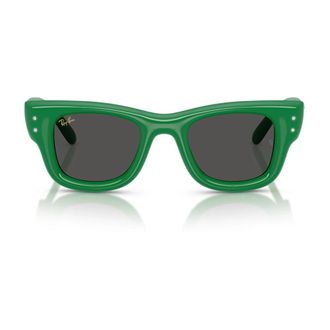 Ray-Ban Rb 4940B Wayfarer Puffer - unisex - Zonnebrillen - Groen - 47 MM - Accessoires