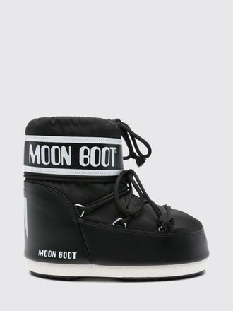 Moon Boot Stivali da neve bassi in nylon con logo e fettucce regolabili