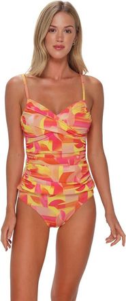 Sunsets Simone Tankini Swimsuit Top in Dreamsicle Crepe at Nordstrom, Size Medium