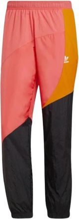adidas Machine wasbare polyester broek in oranje - Heren - Trainingsbroeken - Oranje - M - Polyester - Fitness