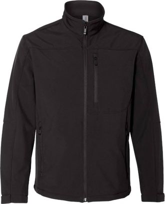 Weatherproof Mens Soft Shell Jacket In Black