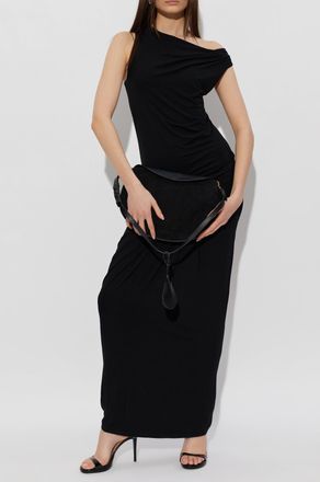 Entire studios Draped Dress, Womens, Black
