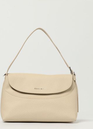 Orciani Borsa a spalla Nana Soft in pelle martellata Orciani