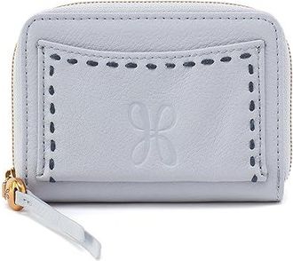 Hobo Hart Card Case Womens Bags Blue Pearl, Leather