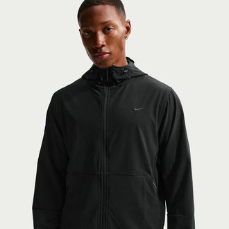 Nike Mens Unlimited Repel Hooded Versatile Jacket in Black | FB7551-010