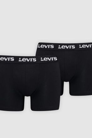 Levi's B&oacute;xer b&aacute;sico de Levis: paquete de 2 - Hombre - 2XL - Negro / Black