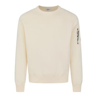 Aquascutum Jersey de Cuello Redondo de Algod&oacute;n - Knitwear - Hombre - Beige - XL