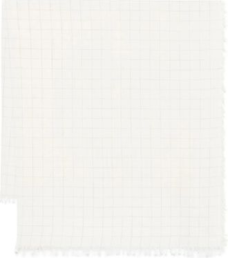 Toteme Foulard a quadri - Bianco