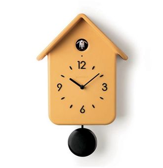 Guzzini Reloj De Cuco Moderno Guzzini Amarillo 24 8 X 12 X 39 Cm