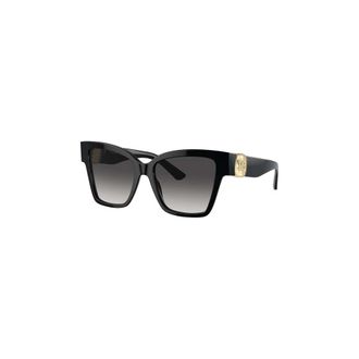Dolce & Gabbana Zonnebril met kattensnoet - Dames - Accessoires - Zwart - Maat: 54 MM