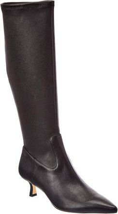 Stuart Weitzman Isla Zip Leather Knee-High Boot