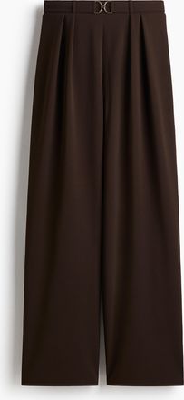 H&M Elegante Hose mit Ziertrense - Brown
