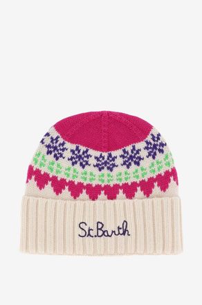 MC2 Saint Barth Strickm&uuml;tze aus Wolle Viskose und Nylon Wengen