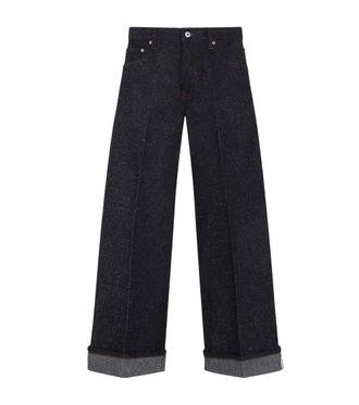 Burberry Dark Blue Mid Rise Jeans