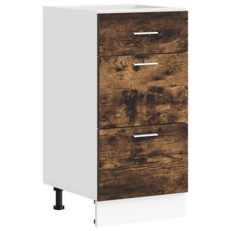 vidaXL Armadio Inferiore lyon Rovere Fumo 40x46x81,5cm - Vidaxl