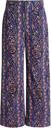 Cinq à Sept Betsey broek met paisley-print - Blauw