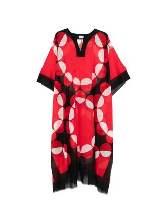 Dries Van Noten Cartland Long Kaftano Shirt