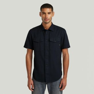 G-Star Marine Slim Overhemd - Donkerblauw - Heren