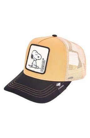 Peter Grimm Snoopy Trucker Hat in Tan at Nordstrom Rack