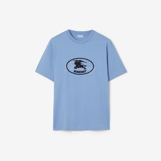 Burberry Knight Stamp Cotton T-shirt