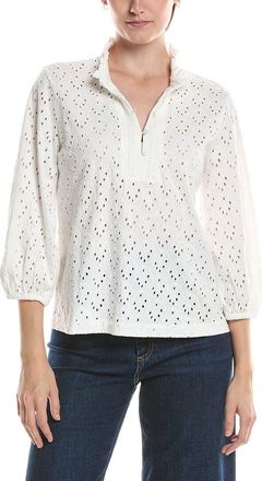 Nic+Zoe Nic+Zoe Knit Eyelet Top