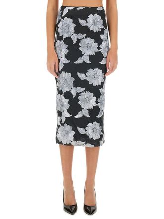 Rotate Floral Pencil Skirt