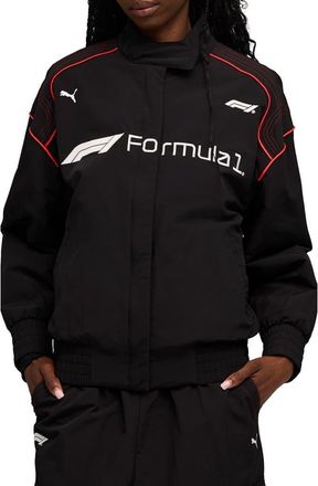 Puma F1 Lifestyle Racing Jacket in Puma Black at Nordstrom, Size X-Small
