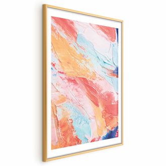 OEM P&oacute;ster - Armon&iacute;a Colorida - Transiciones De Color Din&aacute;micas En Tonos Pastel