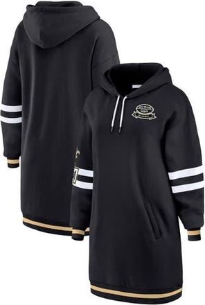 WEAR by Erin Andrews Womens WEAR by Erin Andrews Black New Orleans Saints Hoodie Dress at Nordstrom, Size Xx-Large