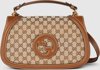 Gucci Blondie Large Top Handle Bag, Brown, Leather