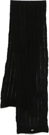 Herno Sciarpa a righe - Nero