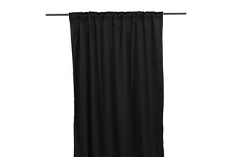 ebuy24 Cortina mar&iacute;a 1 ud 250x135cm color negro