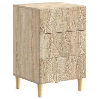vidaXL Mesita De Noche Roble Sonoma 43 X 39,5 X 66,5 Cm Vidaxl